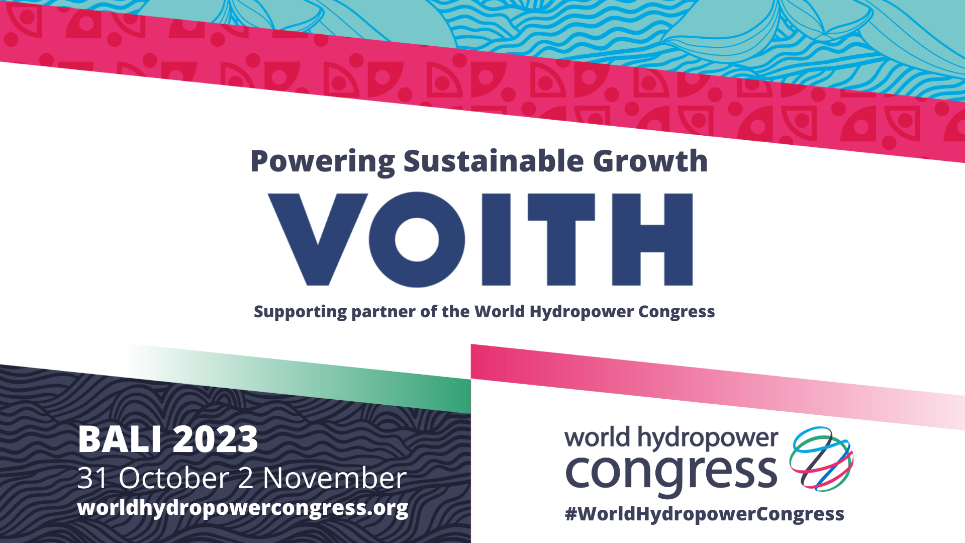 “A unique platform to turn climate ambition into action” Voith Hydro